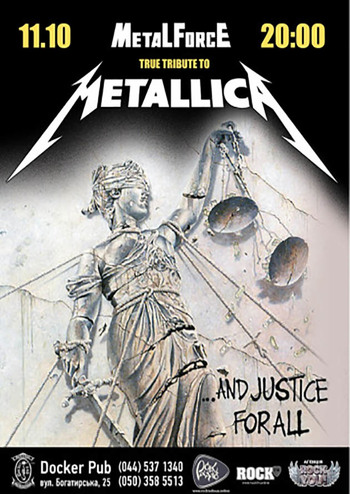 Tribute Metallica - band  MetalForce