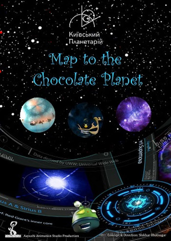 Map to Chocolate Planet. Light